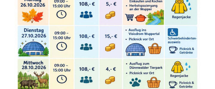 Unsere Freizeitangebote für Kinder und Jugendliche im Herbst